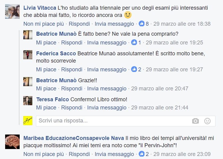 commenti pagina fb