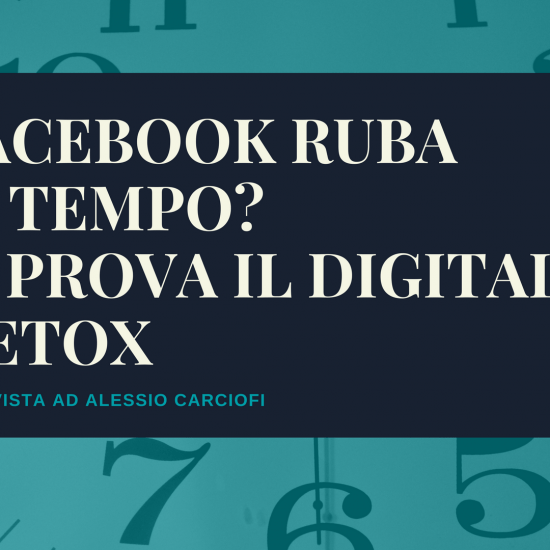 Facebook rubail tempo-Prova il digital detox