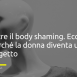 body shaming donna oggettov